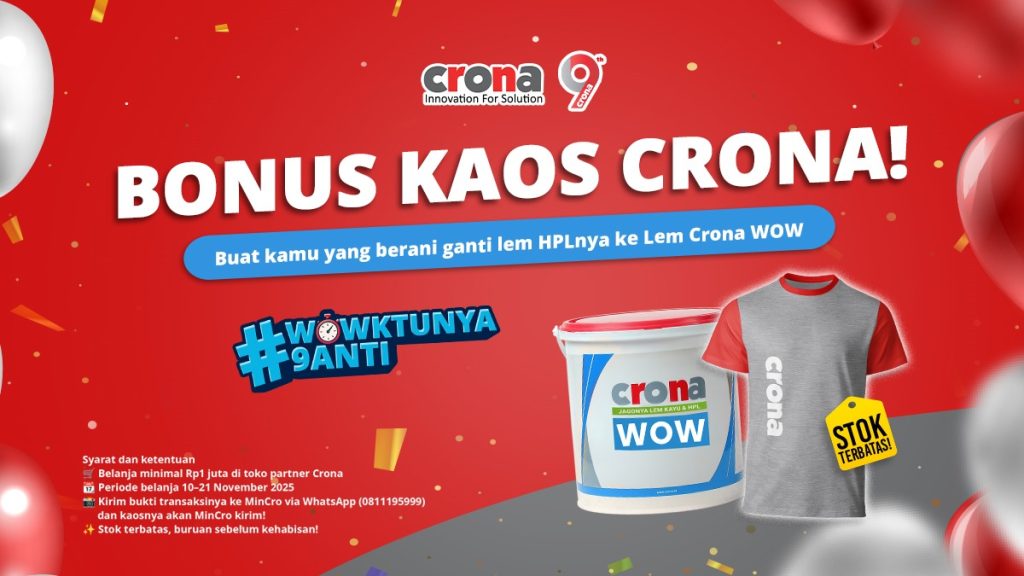 Beli Lem HPL Bonus Kaos