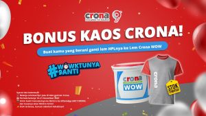 Gratis Kaos - Lem HPL, Crona WOW
