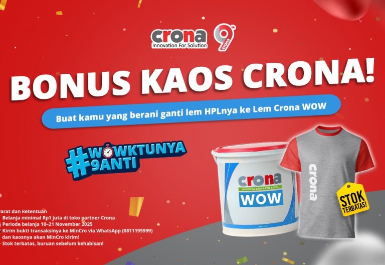 Gratis Kaos - Lem HPL, Crona WOW