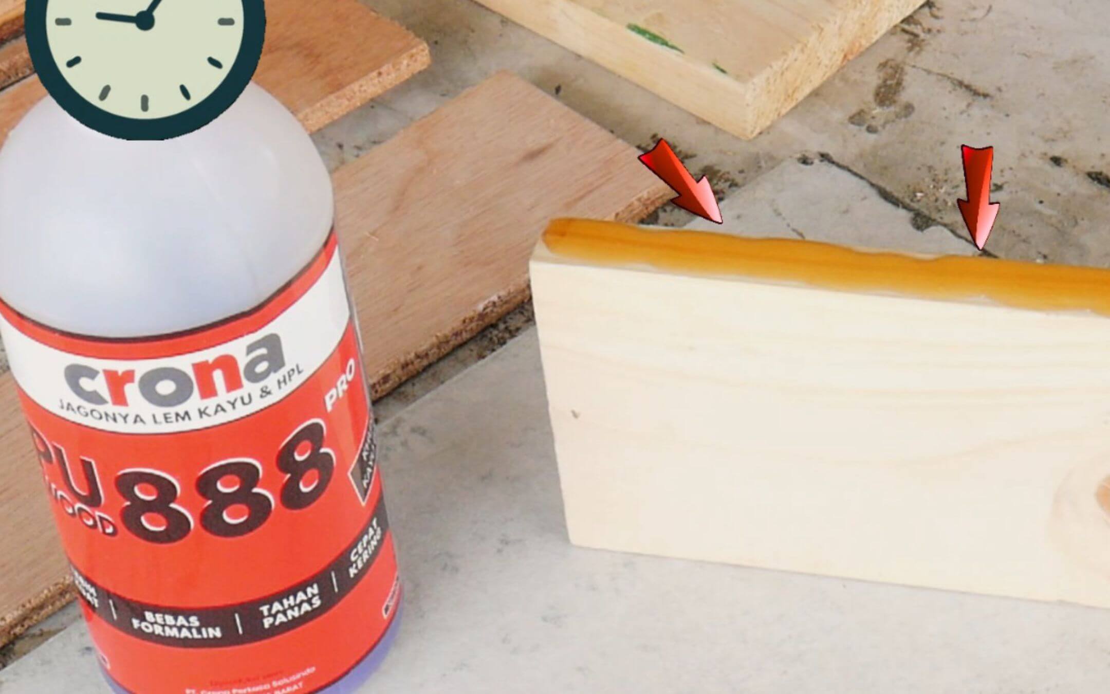 Lem kayu dan lem hpl Crona - lem pu 5 1