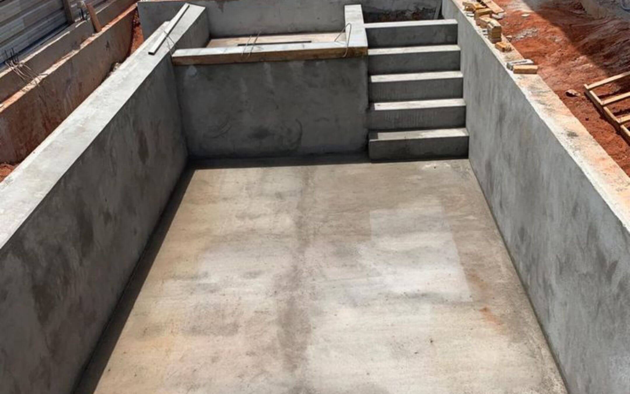 Waterproofing kolam renang, Cat pelapis anti bocor, waterproofing dinding, cat anti bocor, lapisan anti bocor, Waterproofing Cronaproofa 1K.