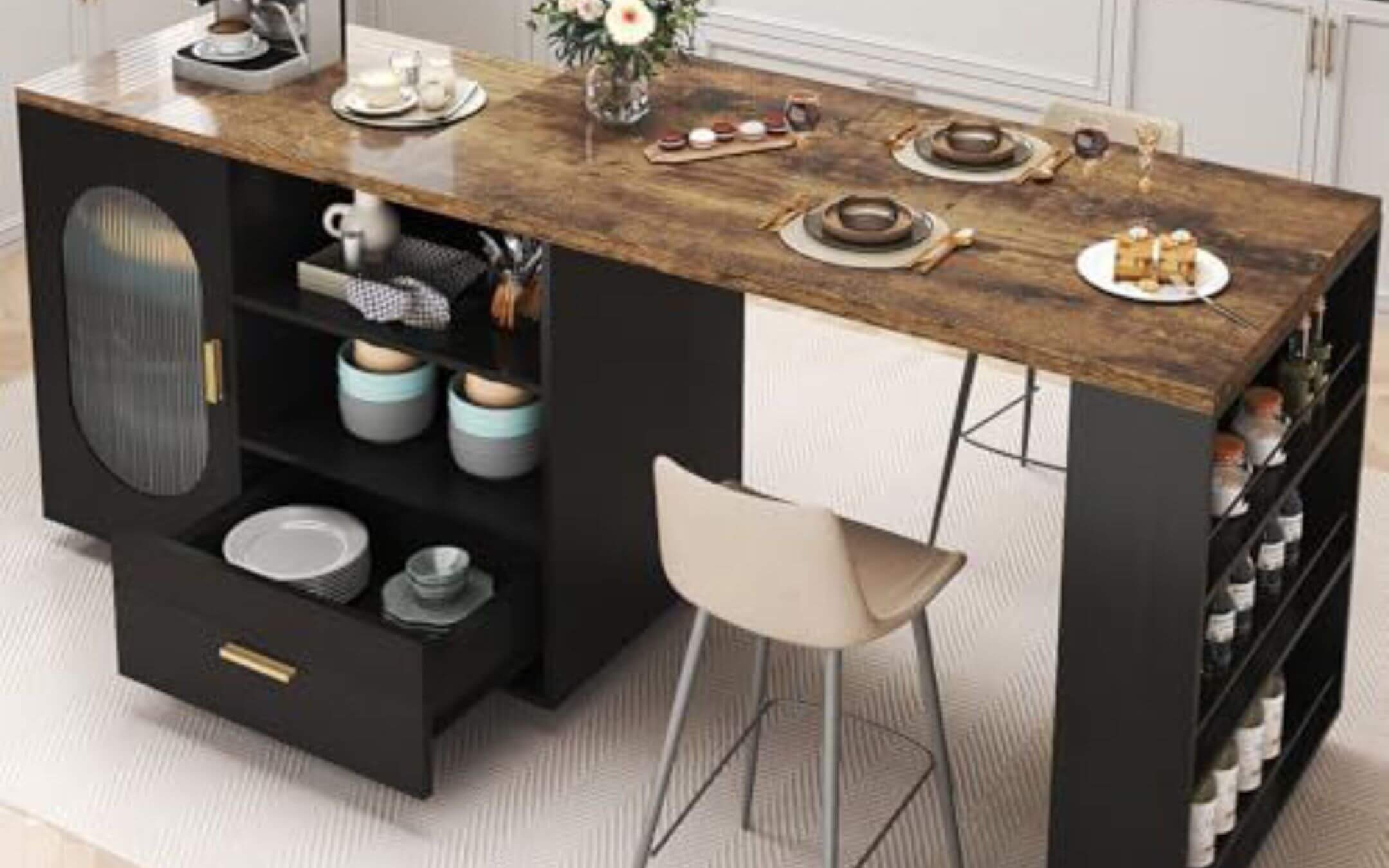 Meja kopi, Meja extendable, Sofa multifungsi, Furniture 2026, DIY 2026, lem kayu, tren furniture dan tren mebel. Lem Crona 234 SR. Sofa setengah lingkaran