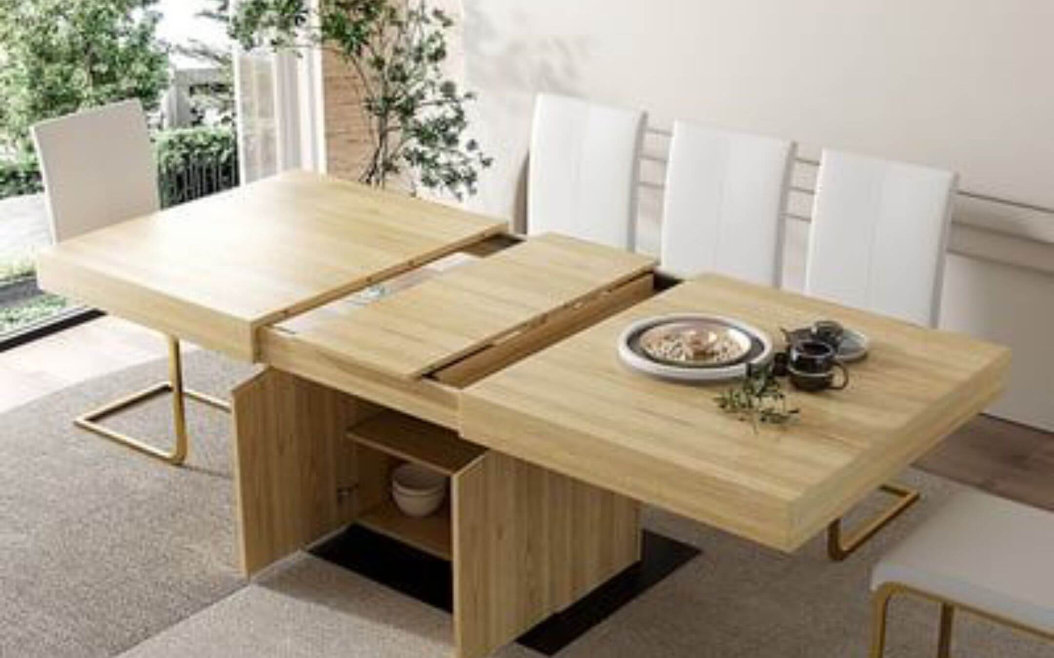 Meja extendable, Sofa multifungsi, Furniture 2026, DIY 2026, lem kayu, tren furniture dan tren mebel. Lem Crona 234 SR. Sofa setengah lingkaran