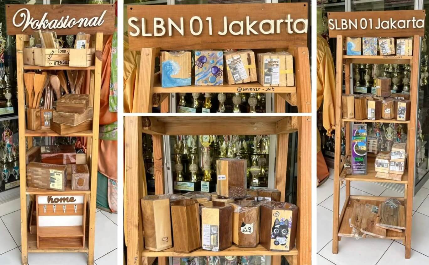 SLB Negeri 01 Jakarta, Woodsorker, Kem Crona 234 SR, Lem Crona 222 WRG. kerajinan kayu, DIY. kriya kayu
