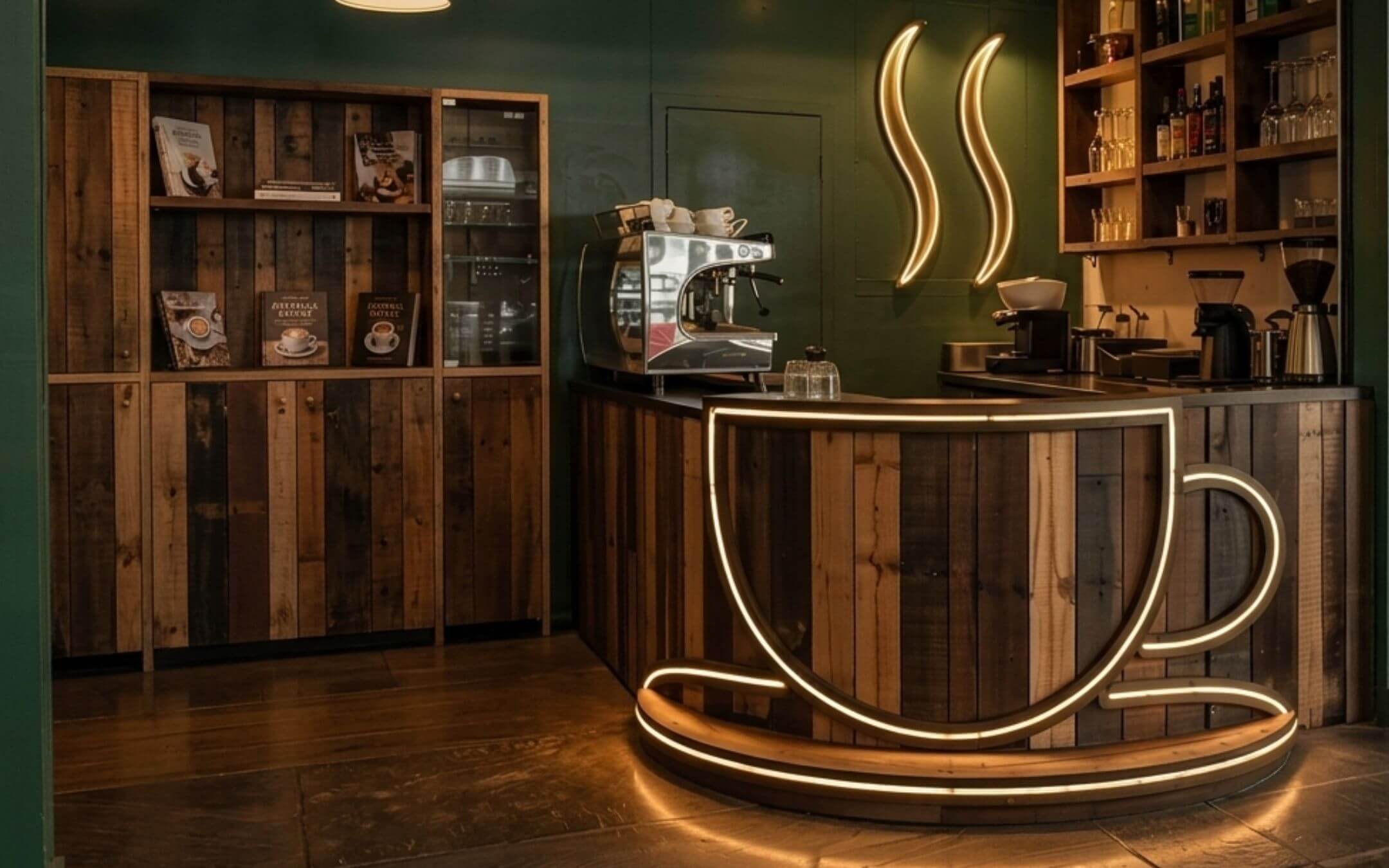 interior coffee shop, interior kayu, lem kayu kuat, lem crona 234 sr, interior kopi