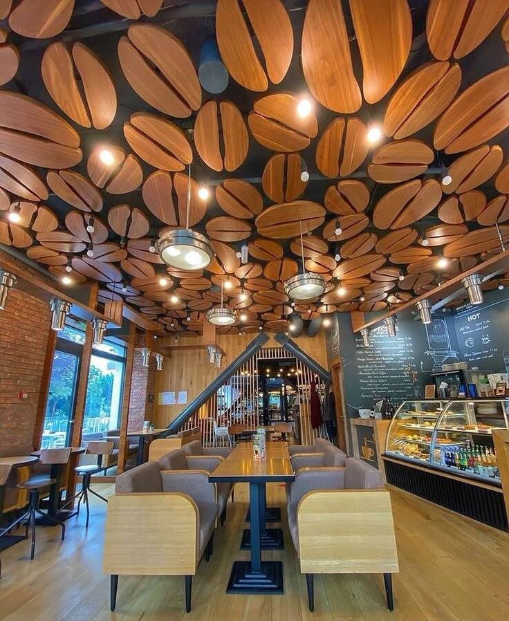 interior coffee shop, interior kayu, lem kayu kuat, lem crona 234 sr, interior kopi