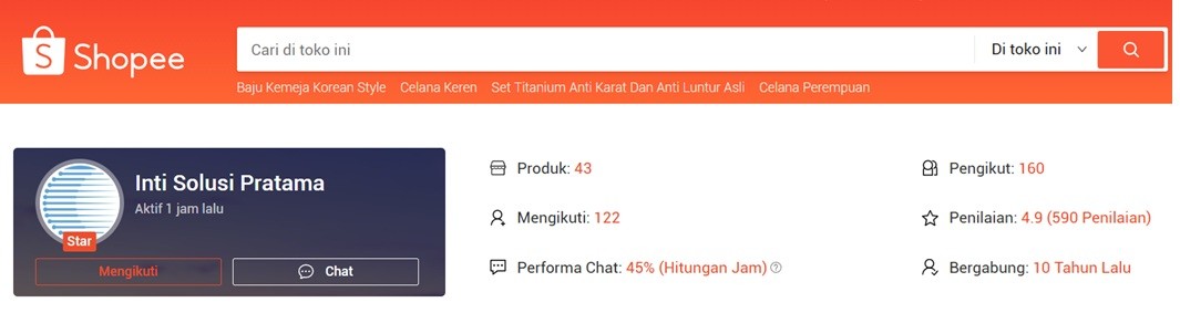 Shopee Store Cipta Karya Official Store