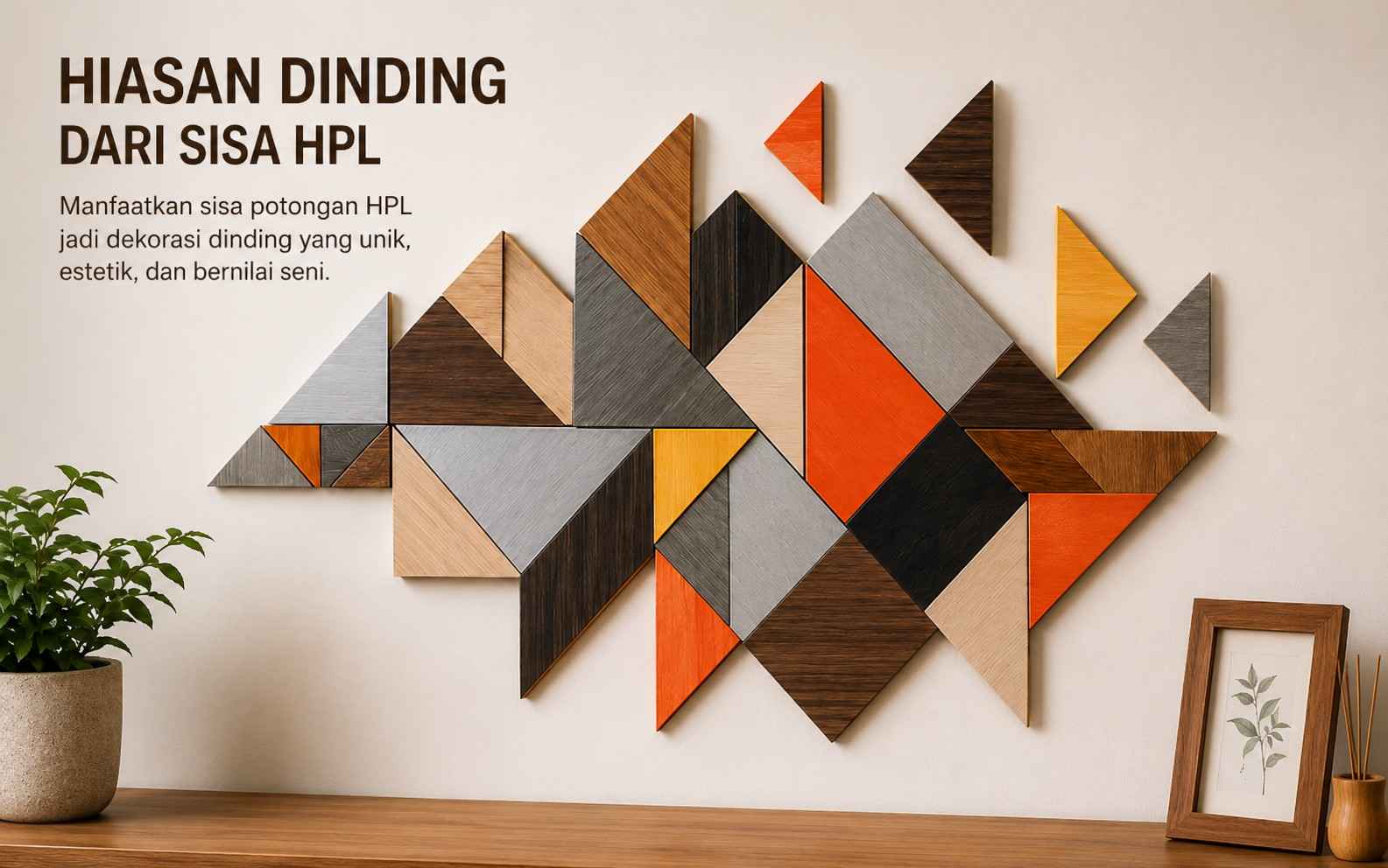 sisa HPL, HPL bekas, DIY sisa hpl, lem hpl, lem decosheet, kerajinan dari hpl sisa, lem waterbased, lem putih, mozaik dinding, coaster gelas, tatakan gelas, talenan kayu, tatakan pot, lem crona WOW, lem Crona, Crona