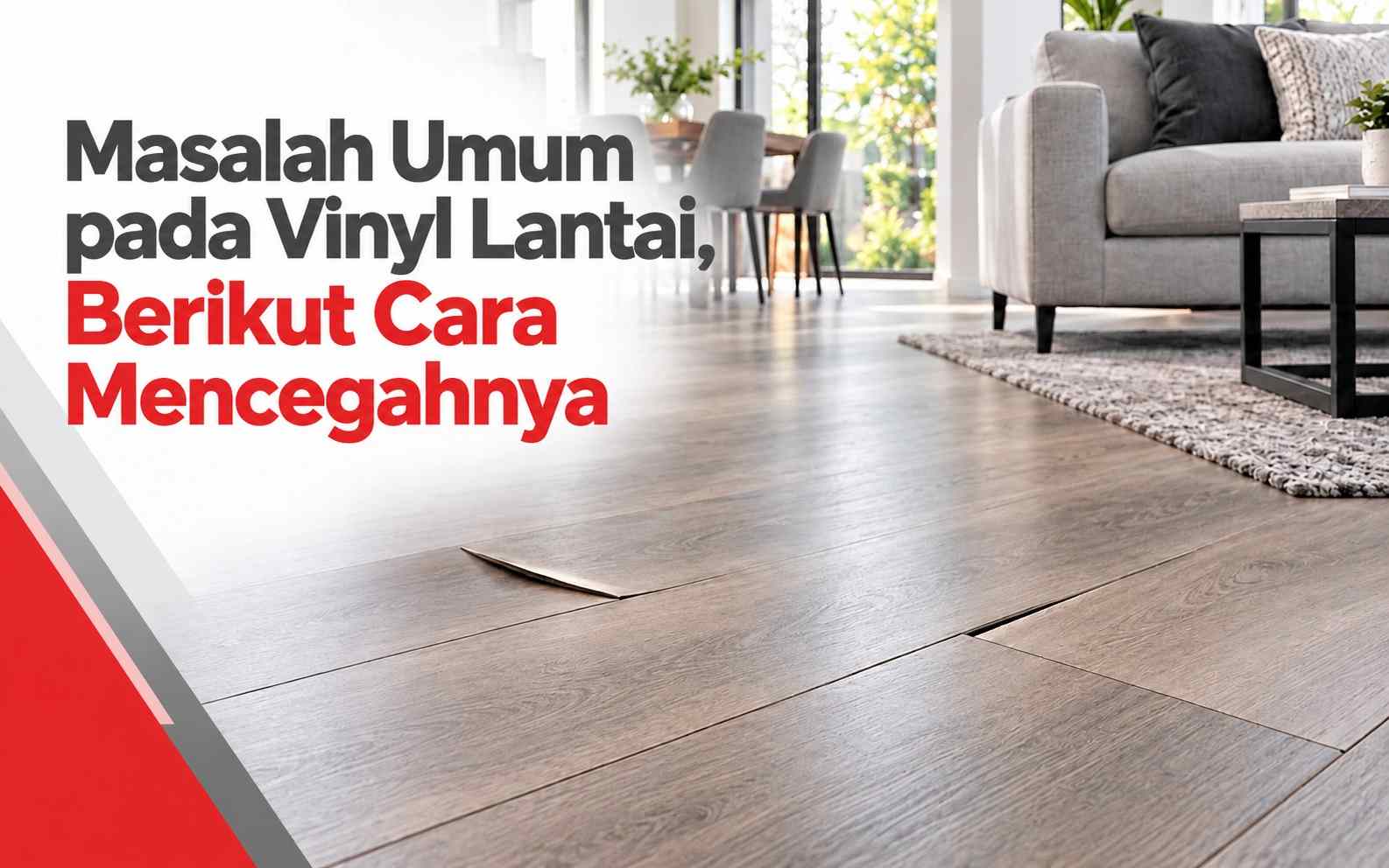 Masalah Umum Pada Vinyl Lantai, Berikut Cara Mencegahnya!