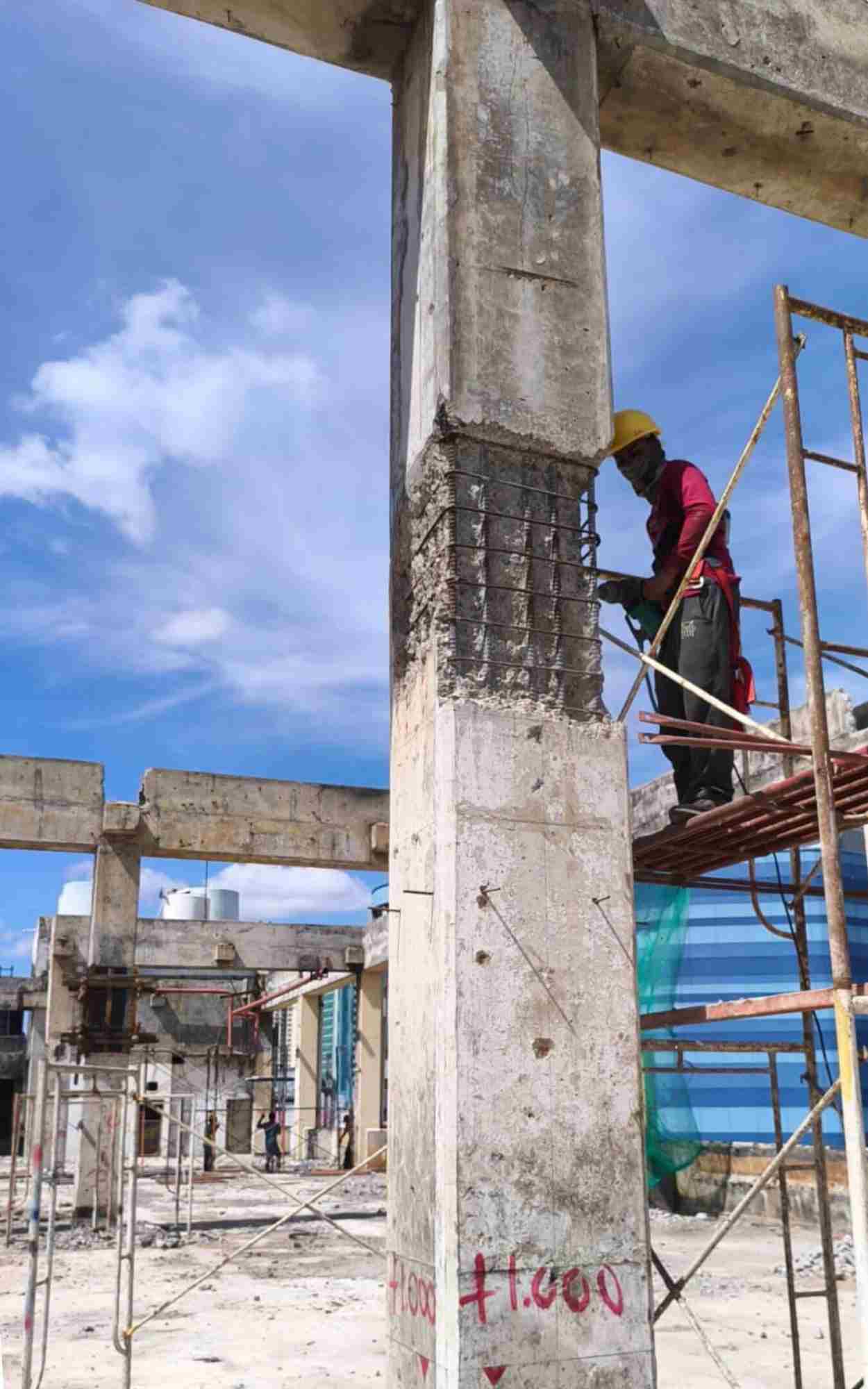 Non-shrink grout, grouting, perbaikan kolom beton, grout, Crona CM FC 50, semen grouting, grouting anti susut, semen kelas A Non-shrink grout, grouting, perbaikan kolom beton, grout, Crona CM FC 50, semen grouting, grouting anti susut, semen kelas A