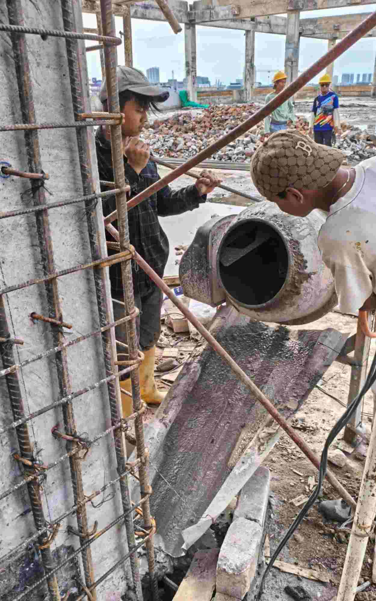 Non-shrink grout, grouting, perbaikan kolom beton, grout, Crona CM FC 50, semen grouting, grouting anti susut, semen kelas A Non-shrink grout, grouting, perbaikan kolom beton, grout, Crona CM FC 50, semen grouting, grouting anti susut, semen kelas A