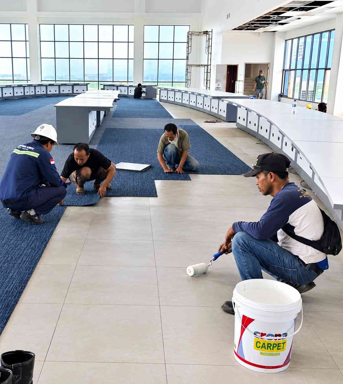 lem karpet kantor, lem vinyl kantor, lem waterbased, lem karpet Crona, Lem Crona Carppet