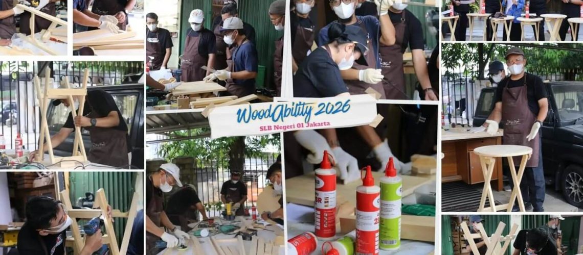 SLB Negeri 01 Jakarta, Woodsorker, Kem Crona 234 SR, Lem Crona 222 WRG. kerajinan kayu, DIY. kriya kayu